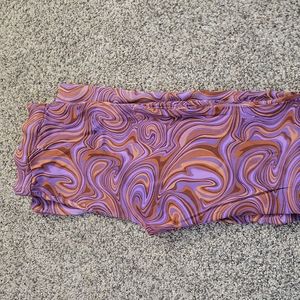 Zara purple swirl trousers Medium